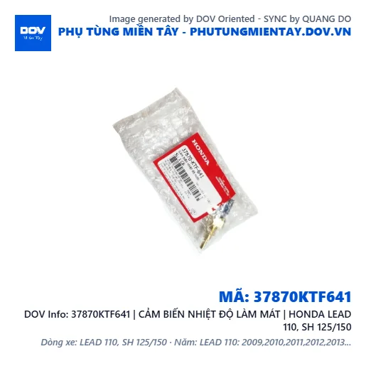 37870KTF641 | CẢM BIẾN NHIỆT ĐỘ LÀM MÁT | HONDA LEAD 110, SH 125/150 — 37870KTF641