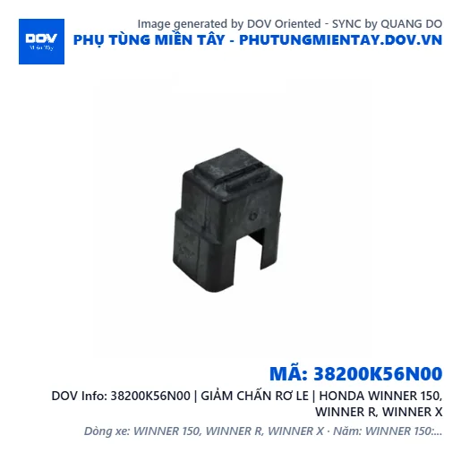 38200K56N00 | GIẢM CHẤN RƠ LE | HONDA WINNER 150, WINNER R, WINNER X — 38200K56N00