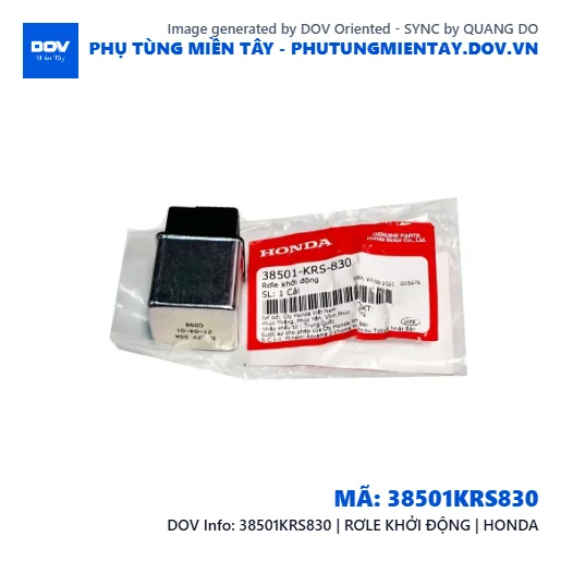 38501KRS830 | RƠLE KHỞI ĐỘNG | HONDA  — 38501KRS830