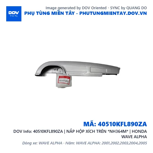 40510KFL890ZA | NẮP HỘP XÍCH TRÊN *NH364M* | HONDA WAVE ALPHA — 40510KFL890ZA