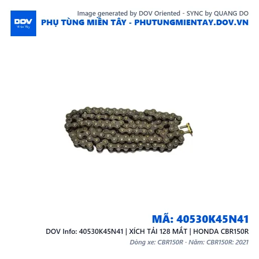 40530K45N41 | XÍCH TẢI 128 MẮT | HONDA CBR150R — 40530K45N41