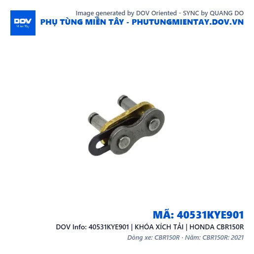 40531KYE901 | KHÓA XÍCH TẢI | HONDA CBR150R — 40531KYE901