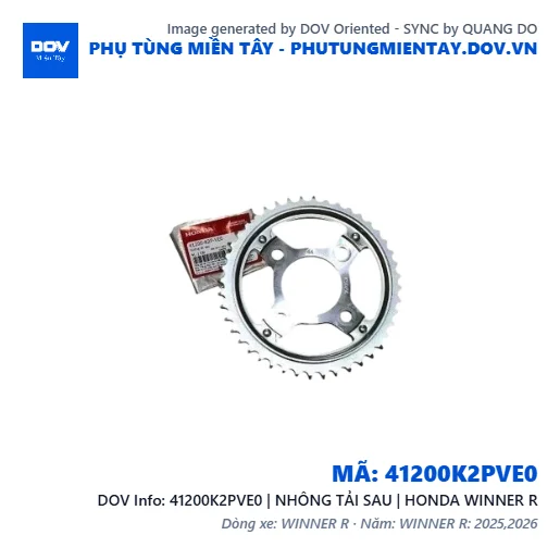 41200K2PVE0 | NHÔNG TẢI SAU | HONDA WINNER R — 41200K2PVE0