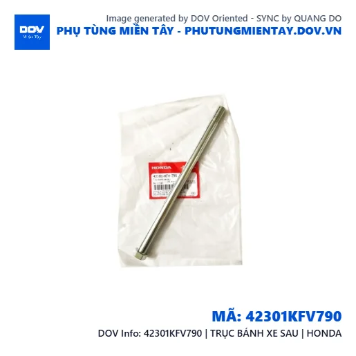 42301KFV790 | TRỤC BÁNH XE SAU | HONDA  — 42301KFV790