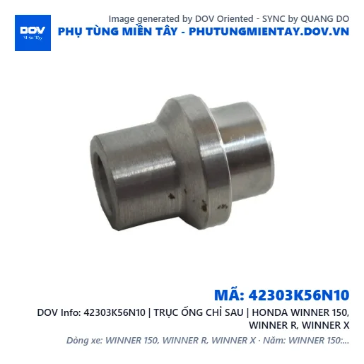 42303K56N10 | TRỤC ỐNG CHỈ SAU | HONDA WINNER 150, WINNER R, WINNER X — 42303K56N10