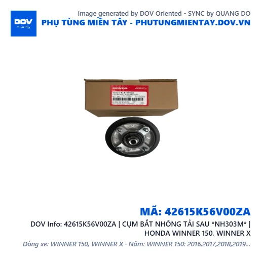 42615K56V00ZA | CỤM BẮT NHÔNG TẢI SAU *NH303M* | HONDA WINNER 150, WINNER X — 42615K56V00ZA
