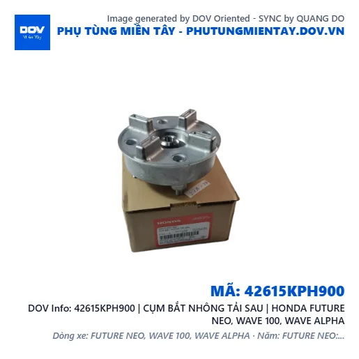 42615KPH900 | CỤM BẮT NHÔNG TẢI SAU | HONDA FUTURE NEO, WAVE 100, WAVE ALPHA — 42615KPH900