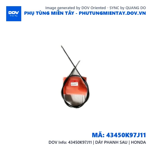 43450K97J11 | DÂY PHANH SAU | HONDA  — 43450K97J11