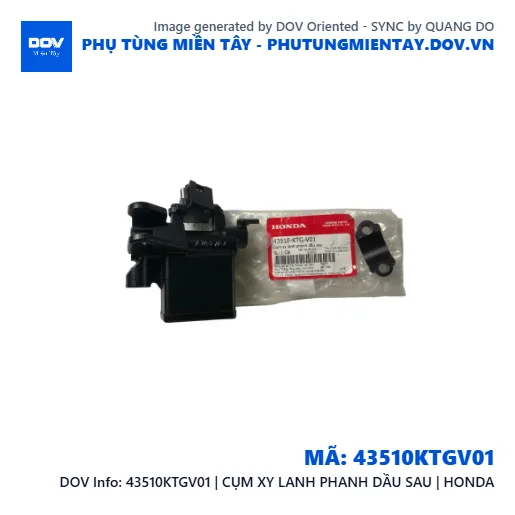 43510KTGV01 | CỤM XY LANH PHANH DẦU SAU | HONDA  — 43510KTGV01
