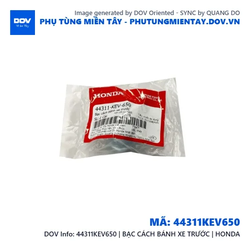 44311KEV650 | BẠC CÁCH BÁNH XE TRƯỚC | HONDA — 44311KEV650