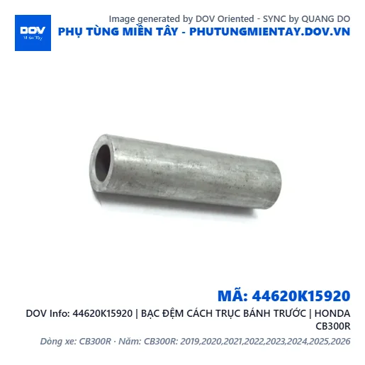 44620K15920 | BẠC ĐỆM CÁCH TRỤC BÁNH TRƯỚC | HONDA CB300R — 44620K15920