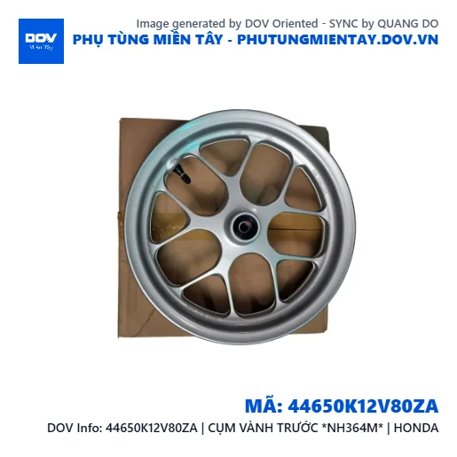 44650K12V80ZA | CỤM VÀNH TRƯỚC *NH364M* | HONDA  — 44650K12V80ZA