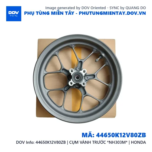 44650K12V80ZB | CỤM VÀNH TRƯỚC *NH303M* | HONDA  — 44650K12V80ZB