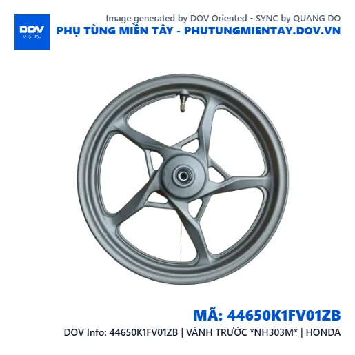 44650K1FV01ZB | VÀNH TRƯỚC *NH303M* | HONDA  — 44650K1FV01ZB