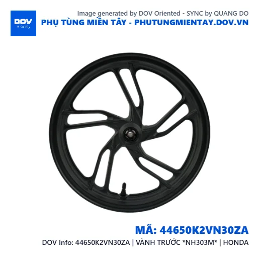 44650K2VN30ZA | VÀNH TRƯỚC *NH303M* | HONDA — 44650K2VN30ZA