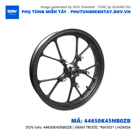 44650K45NB0ZB | VÀNH TRƯỚC *NH303* | HONDA — 44650K45NB0ZB