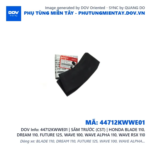 44712KWWE01 | SĂM TRƯỚC (CST) | HONDA BLADE 110, DREAM 110, FUTURE 125, WAVE 100, WAVE ALPHA 110, WAVE RSX 110 — 44712KWWE01