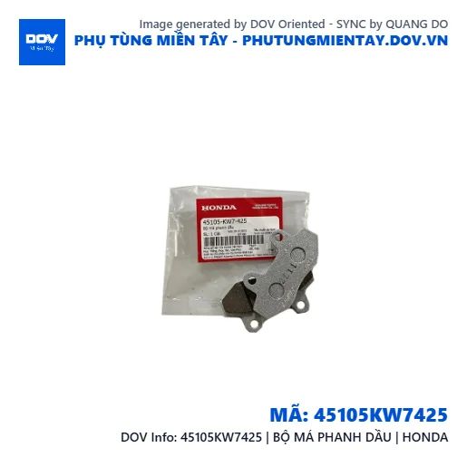 45105KW7425 | BỘ MÁ PHANH DẦU | HONDA  — 45105KW7425