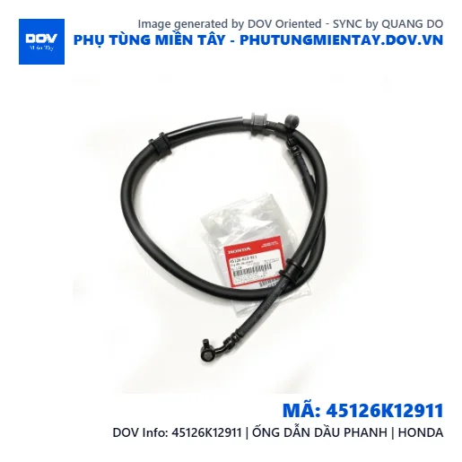 45126K12911 | ỐNG DẪN DẦU PHANH | HONDA — 45126K12911