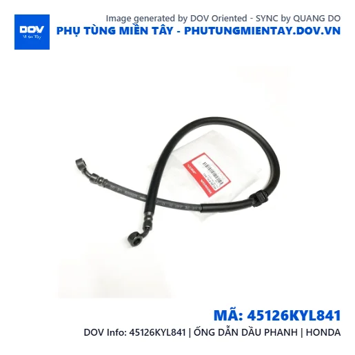 45126KYL841 | ỐNG DẪN DẦU PHANH | HONDA — 45126KYL841