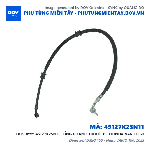 45127K2SN11 | ỐNG PHANH TRƯỚC B | HONDA VARIO 160 — 45127K2SN11
