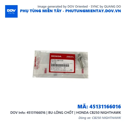 45131166016 | BU-LÔNG CHỐT | HONDA CB250 NIGHTHAWK — 45131166016