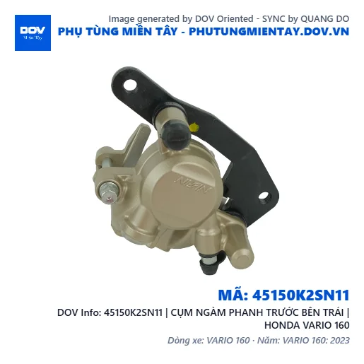 45150K2SN11 | CỤM NGÀM PHANH TRƯỚC BÊN TRÁI | HONDA VARIO 160 — 45150K2SN11