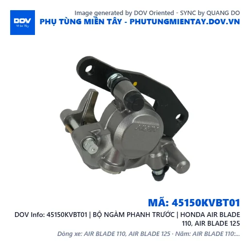 45150KVBT01 | BỘ NGÀM PHANH TRƯỚC | HONDA AIR BLADE 110, AIR BLADE 125 — 45150KVBT01