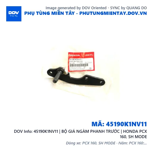 45190K1NV11 | BỘ GIÁ NGÀM PHANH TRƯỚC | HONDA PCX 160, SH MODE — 45190K1NV11