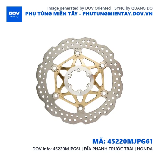 45220MJPG61 | ĐĨA PHANH TRƯỚC TRÁI | HONDA  — 45220MJPG61