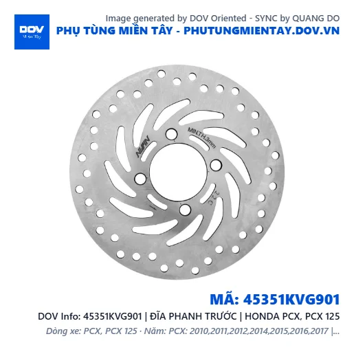 45351KVG901 | ĐĨA PHANH TRƯỚC | HONDA PCX, PCX 125 — 45351KVG901