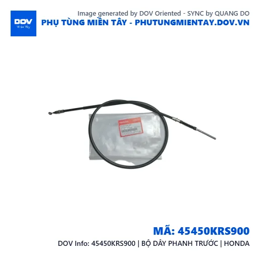 45450KRS900 | BỘ DÂY PHANH TRƯỚC | HONDA  — 45450KRS900