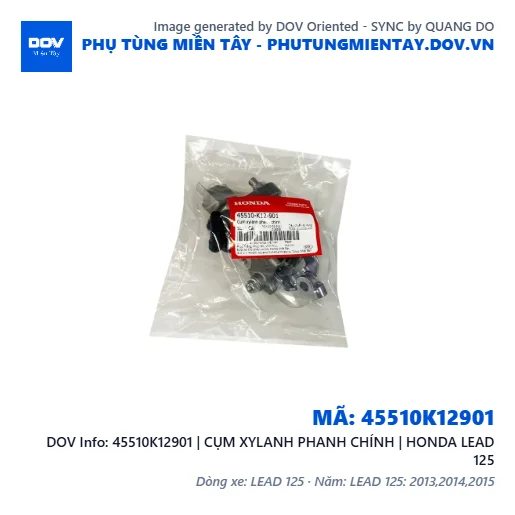 45510K12901 | CỤM XYLANH PHANH CHÍNH | HONDA LEAD 125 — 45510K12901