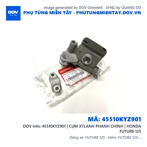 45510KYZ901 | CỤM XYLANH PHANH CHÍNH | HONDA FUTURE 125 — 45510KYZ901