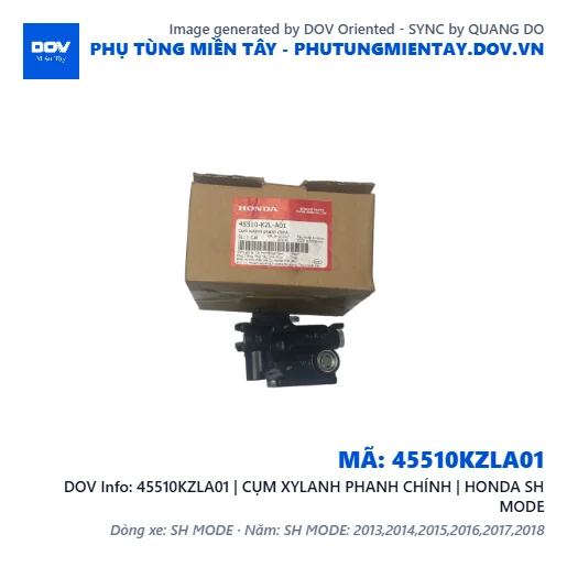 45510KZLA01 | CỤM XYLANH PHANH CHÍNH | HONDA SH MODE — 45510KZLA01