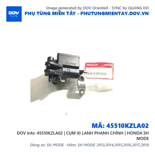 45510KZLA02 | CỤM XI LANH PHANH CHÍNH | HONDA SH MODE — 45510KZLA02