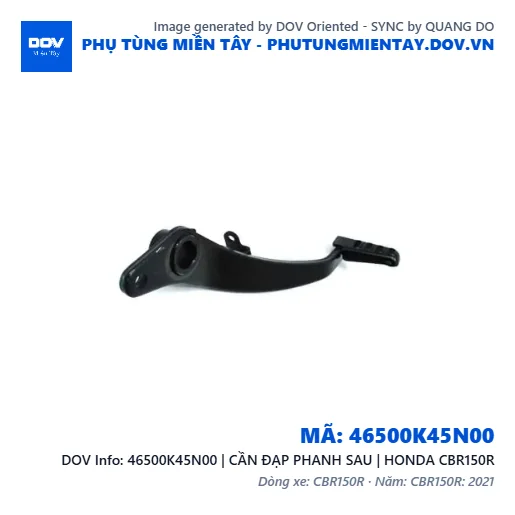 46500K45N00 | CẦN ĐẠP PHANH SAU | HONDA CBR150R — 46500K45N00