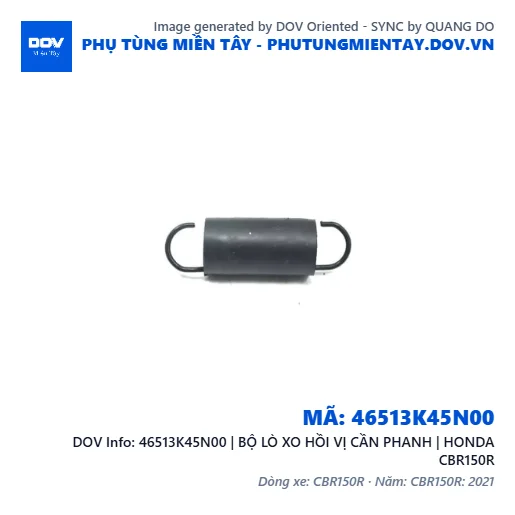 46513K45N00 | BỘ LÒ XO HỒI VỊ CẦN PHANH | HONDA CBR150R — 46513K45N00