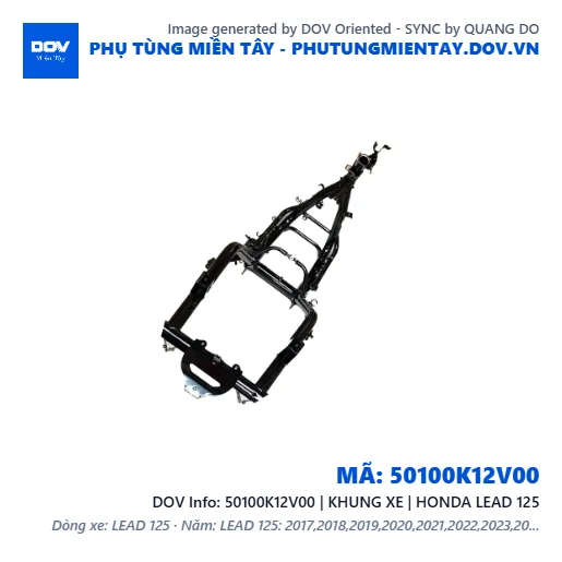 50100K12V00 | KHUNG XE | HONDA LEAD 125 — 50100K12V00