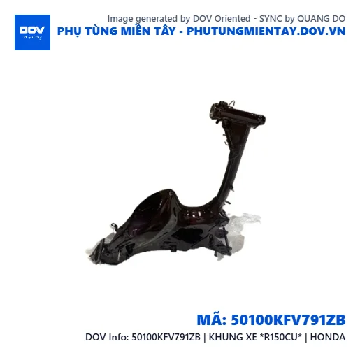 50100KFV791ZB | KHUNG XE *R150CU* | HONDA — 50100KFV791ZB