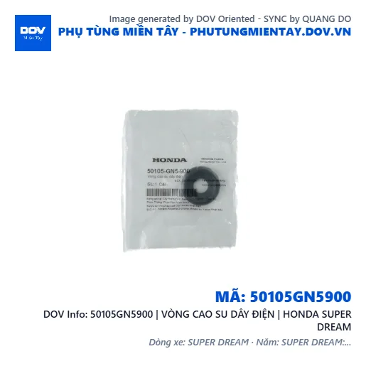 50105GN5900 | VÒNG CAO SU DÂY ĐIỆN | HONDA SUPER DREAM — 50105GN5900