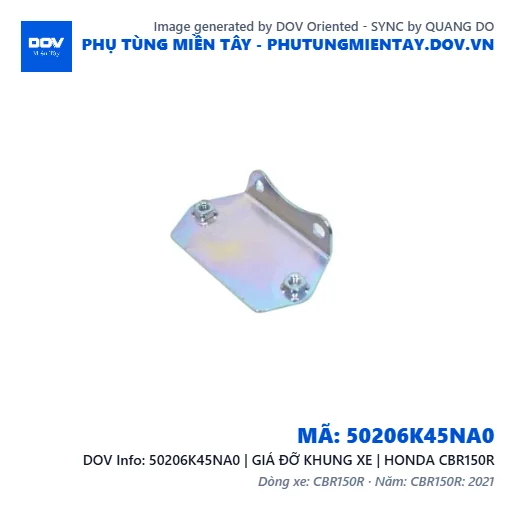 50206K45NA0 | GIÁ ĐỠ KHUNG XE | HONDA CBR150R — 50206K45NA0