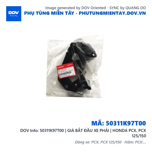 50311K97T00 | GIÁ BẮT ĐẦU XE PHẢI | HONDA PCX, PCX 125/150 — 50311K97T00