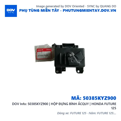 50385KYZ900 | HỘP ĐỰNG BÌNH ẮCQUY | HONDA FUTURE 125 — 50385KYZ900