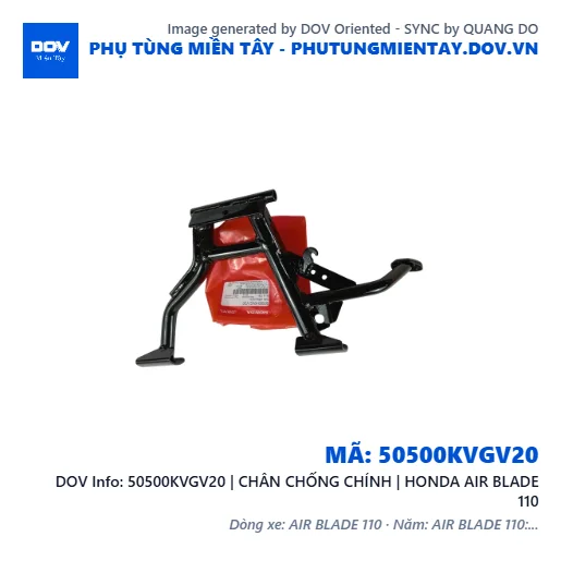 50500KVGV20 | CHÂN CHỐNG CHÍNH | HONDA AIR BLADE 110 — 50500KVGV20