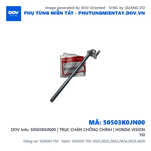 50503K0JN00 | TRỤC CHÂN CHỐNG CHÍNH | HONDA VISION 110 — 50503K0JN00