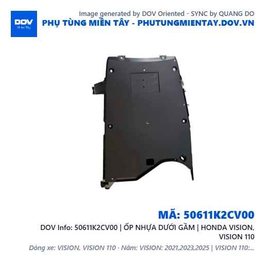 50611K2CV00 | ỐP NHỰA DƯỚI GẦM | HONDA VISION, VISION 110 — 50611K2CV00