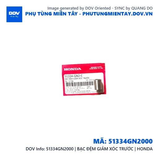 51334GN2000 | BẠC ĐỆM GIẢM XÓC TRƯỚC | HONDA — 51334GN2000