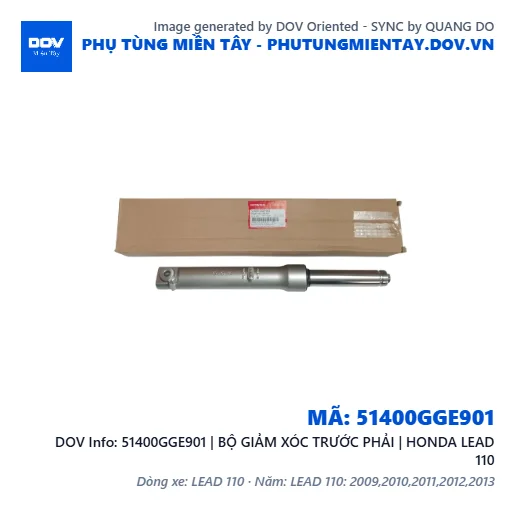 51400GGE901 | BỘ GIẢM XÓC TRƯỚC PHẢI | HONDA LEAD 110 — 51400GGE901