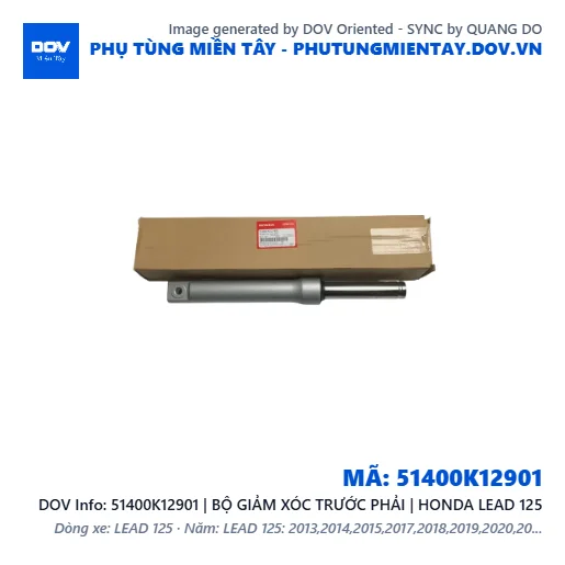 51400K12901 | BỘ GIẢM XÓC TRƯỚC PHẢI | HONDA LEAD 125 — 51400K12901